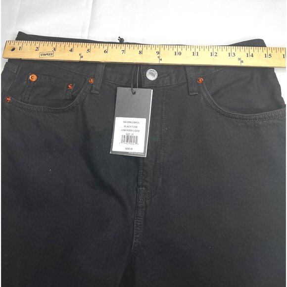 Re/Done Womens Black Flow Low Rider Loose Jeans Size 25 - Picture 12 of 16